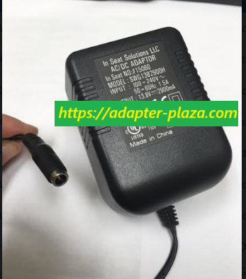 *Brand NEW*13.8V 2900MA AC Adapter For In Seat Solutions LLC No: # 15060 Model: SWG1382900H Power Supply